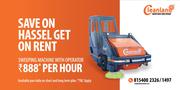 Road / Dust Sweeping Machine on RENT with Operator