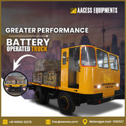 battery operated truck in India |Aacess Equipments 