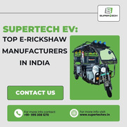 Electric Rickshaw Manufacturer - Supertech EV